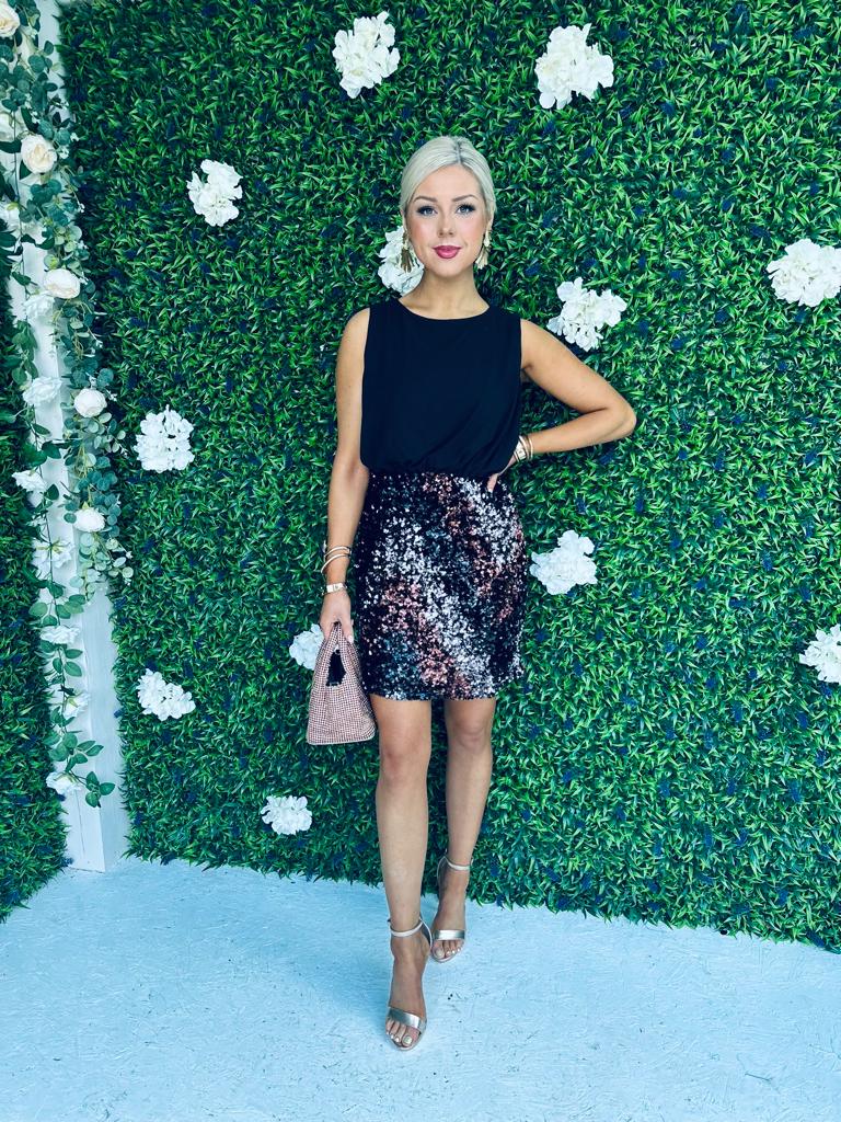 Lexy Sequin Detail Mini Dress PRE ORDER Arriving 23 Sep