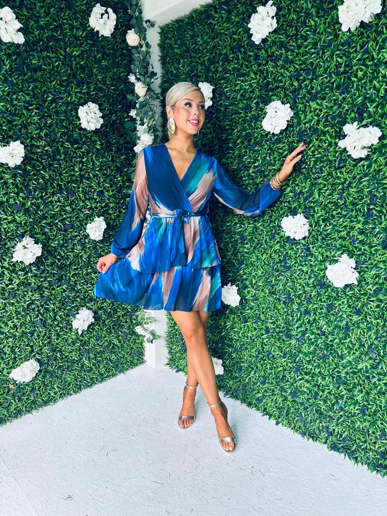 Laoise Mini Dress Blue