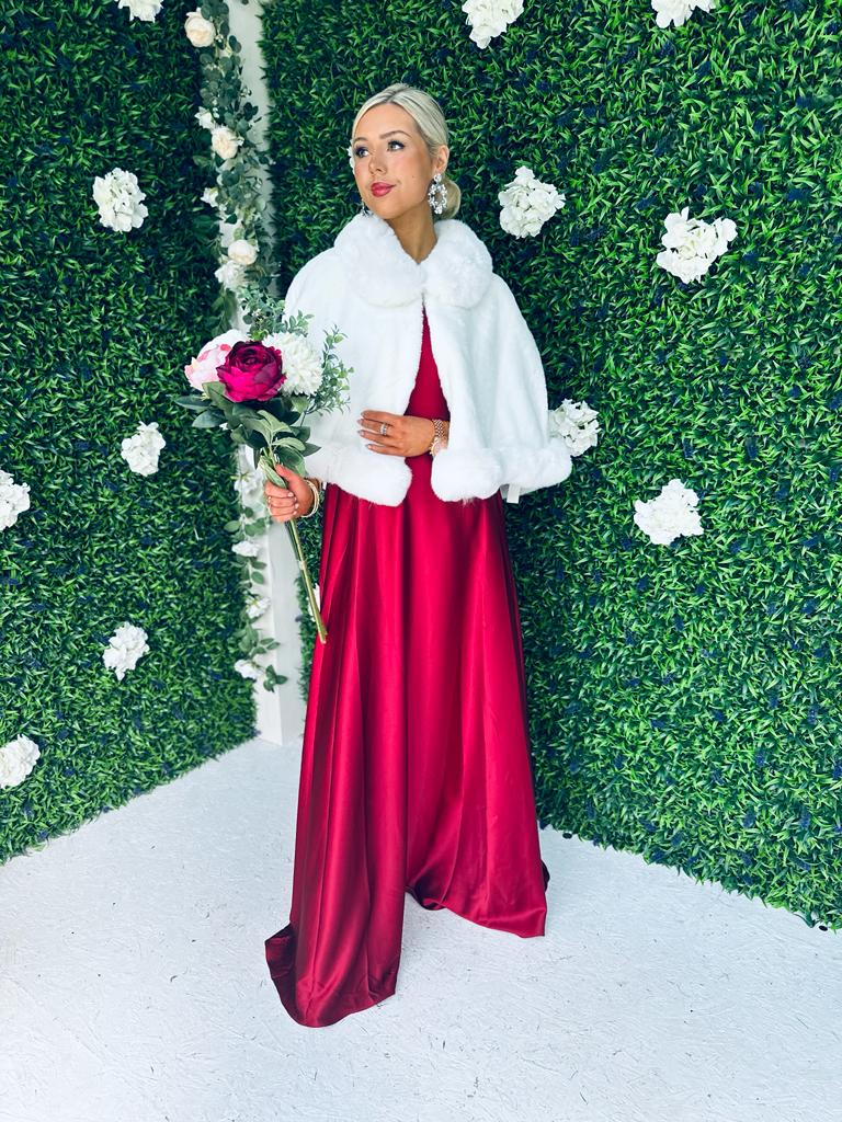 April Maxi Occasion Maxi Dress Bordeaux
