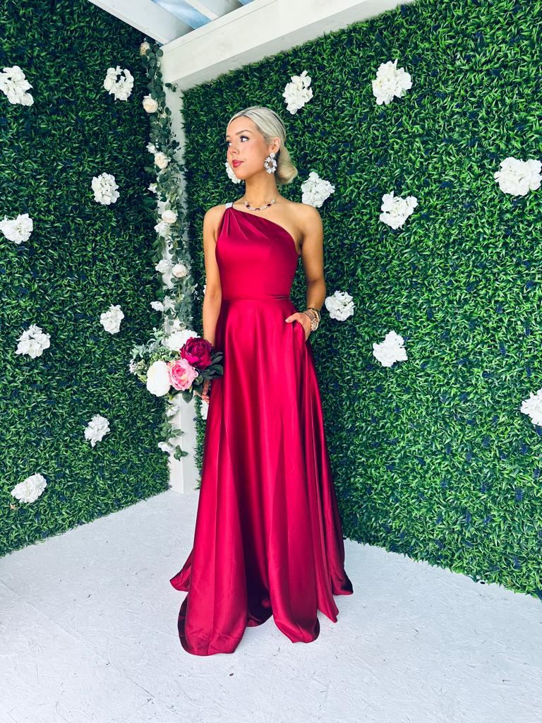 April Maxi Occasion Maxi Dress Bordeaux