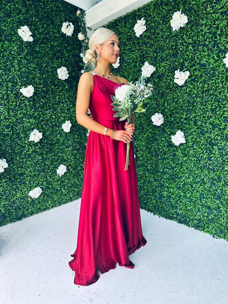 April Maxi Occasion Maxi Dress Bordeaux