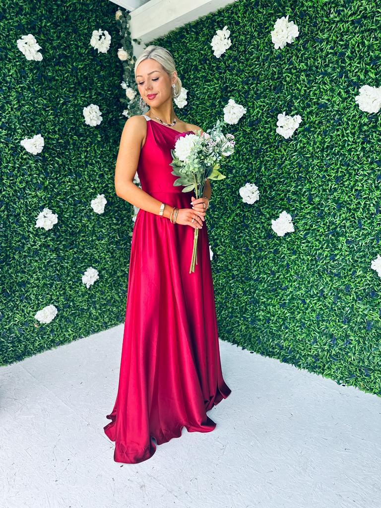 April Maxi Occasion Maxi Dress Bordeaux