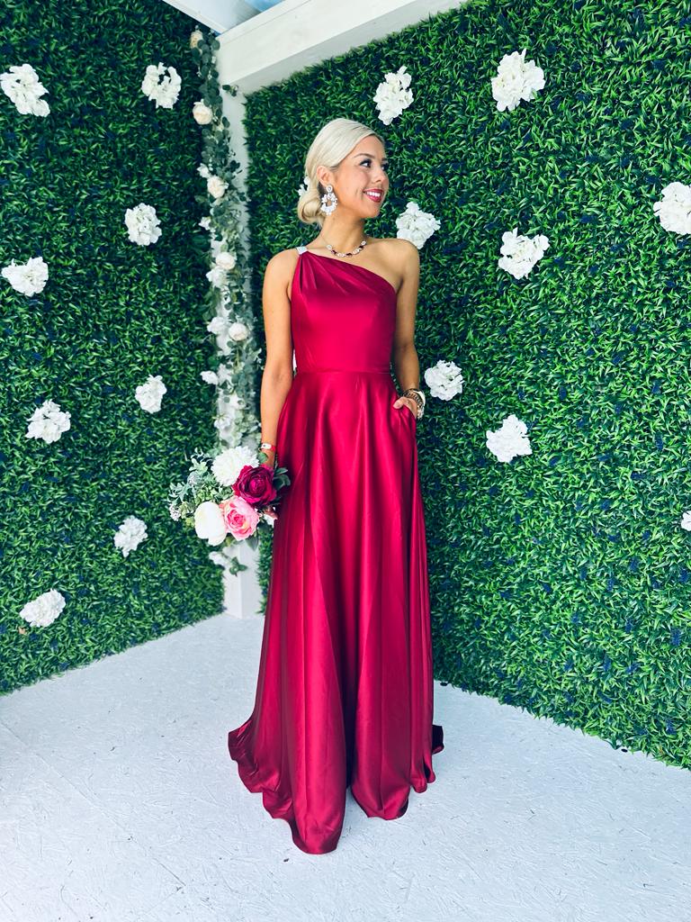 April Maxi Occasion Maxi Dress Bordeaux