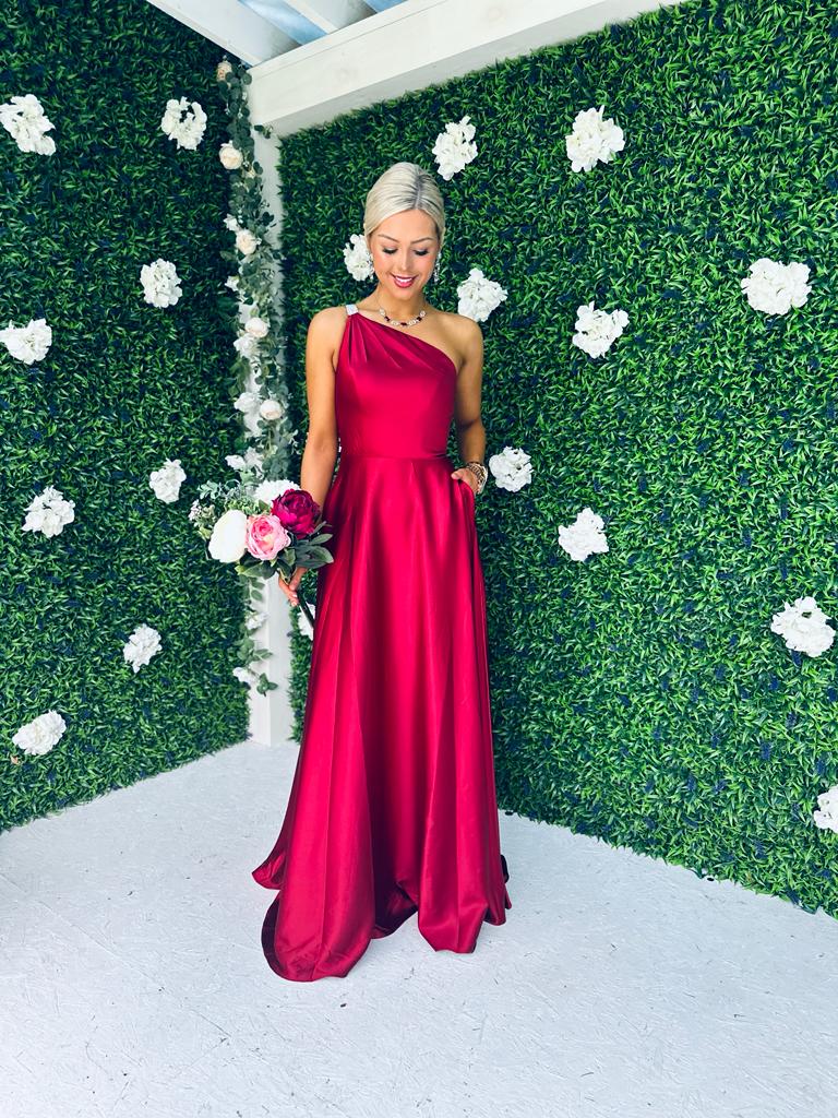 April Maxi Occasion Maxi Dress Bordeaux