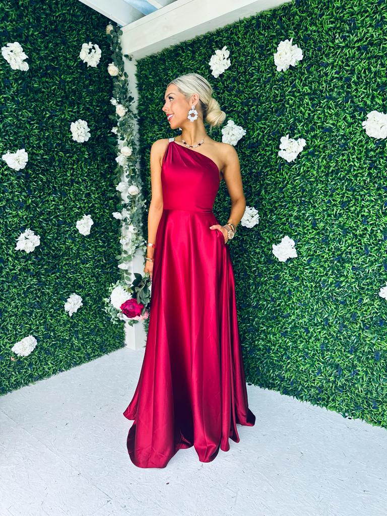April Maxi Occasion Maxi Dress Bordeaux