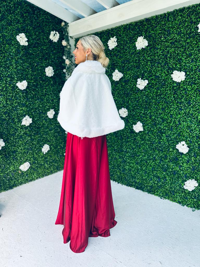 April Maxi Occasion Maxi Dress Bordeaux