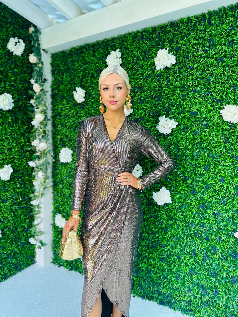 Libby Wrap Over Maxi Dress