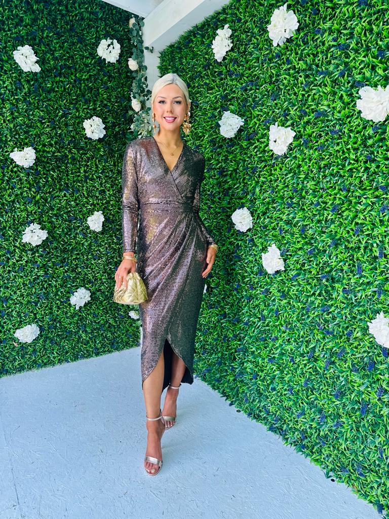 Libby Wrap Over Maxi Dress