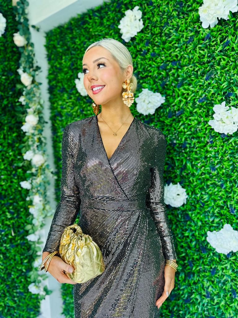 Libby Wrap Over Maxi Dress