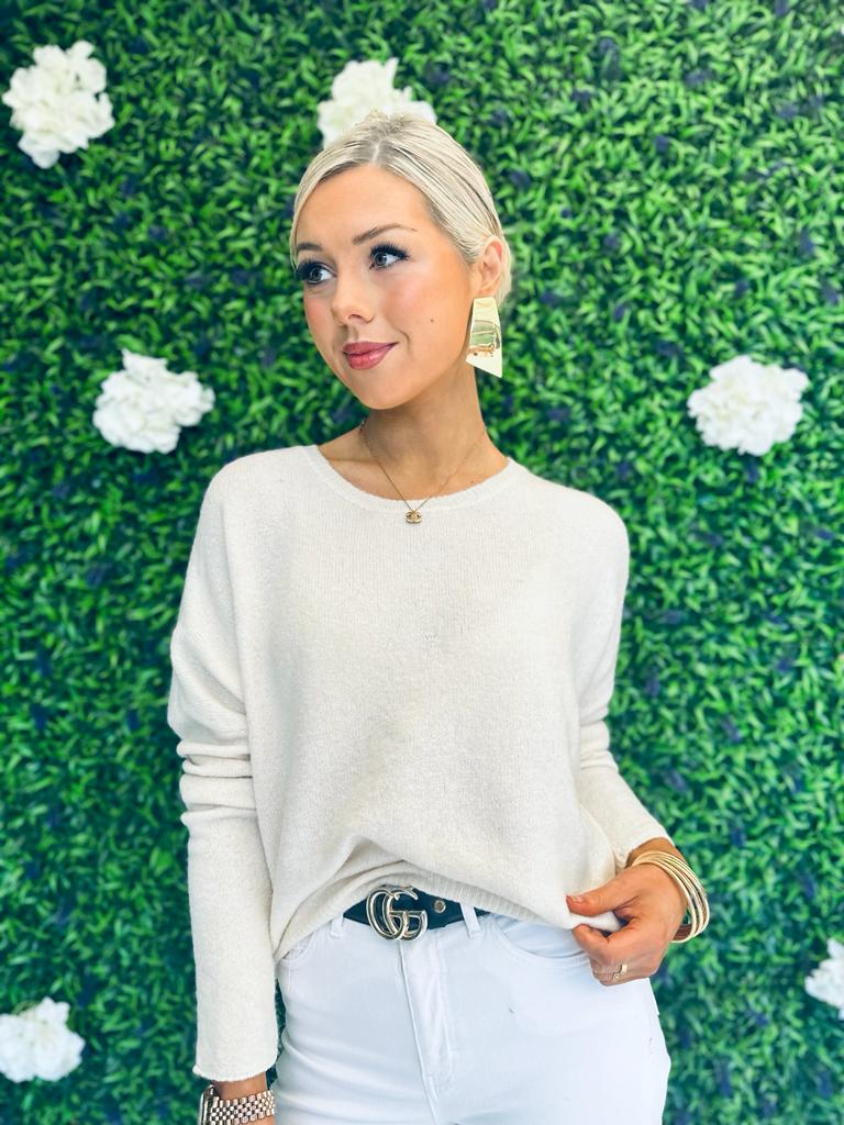 Lenny Loose Knit Jumper Cream
