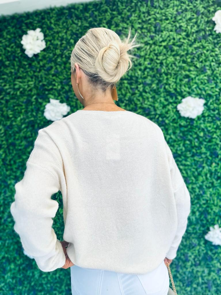 Lenny Loose Knit Jumper Cream