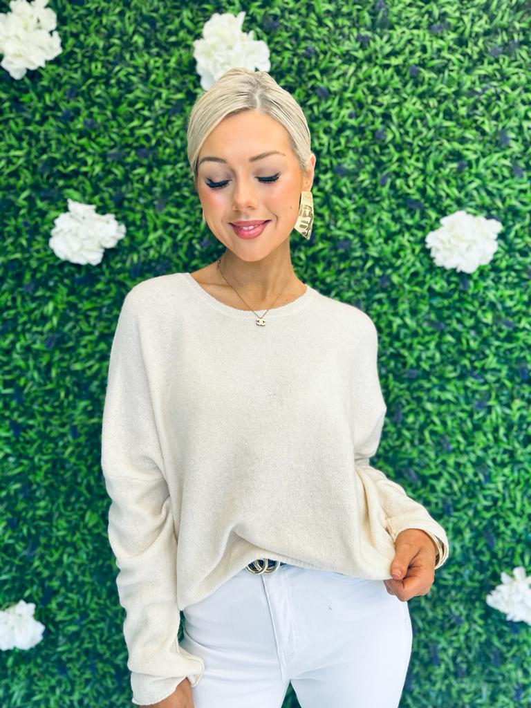 Lenny Loose Knit Jumper Cream