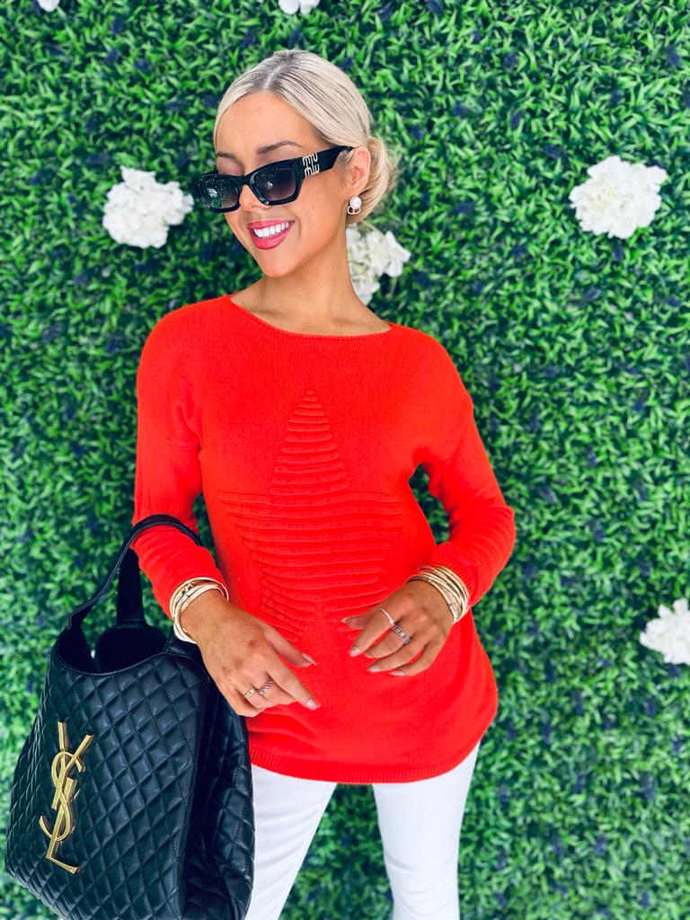 Finny Star Jumper Orange