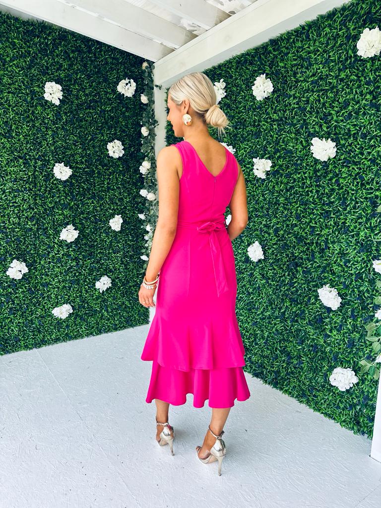 Jessie Occasion Dress Magenta