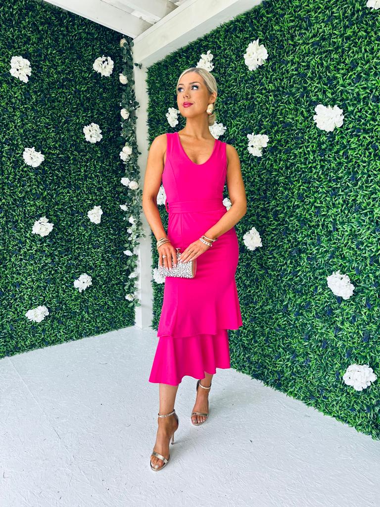 Jessie Occasion Dress Magenta