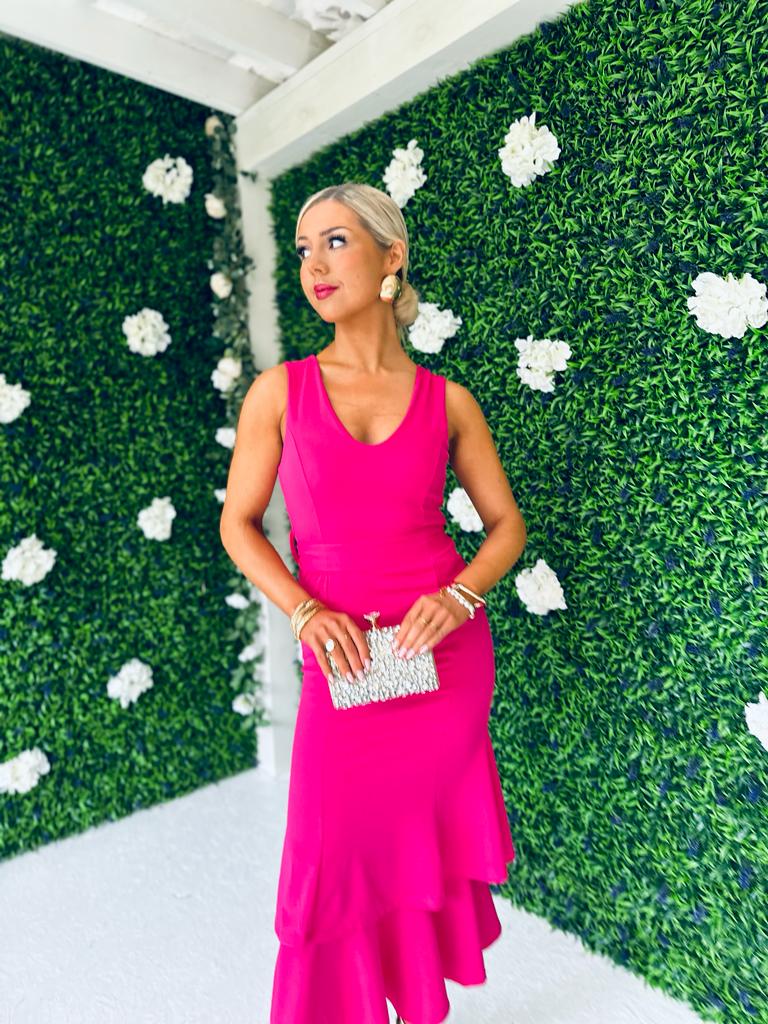 Jessie Occasion Dress Magenta