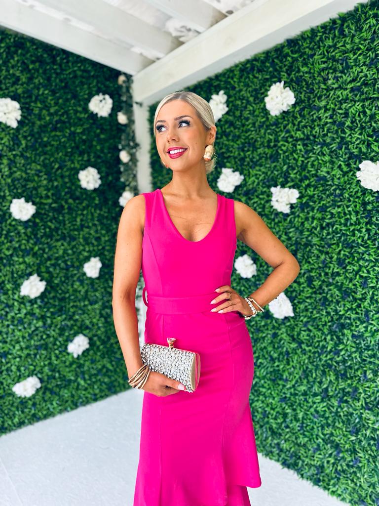 Jessie Occasion Dress Magenta