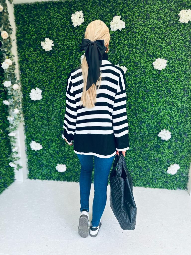 Paul High Neck Jumper Black