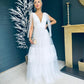 Marian Tulle Maxi Dress White