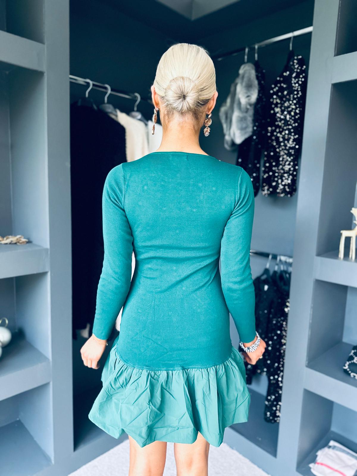 Javona Mini Dress Green