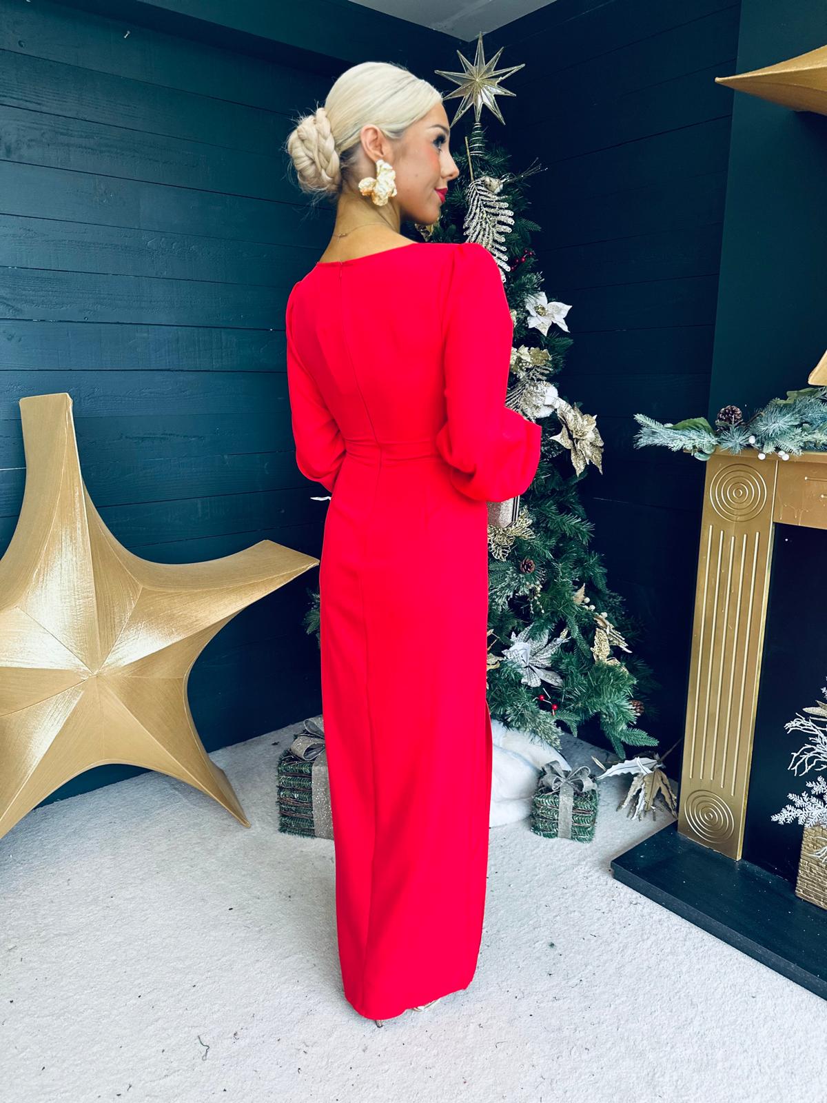 Joelle Sweetheart Occasion Dress Red