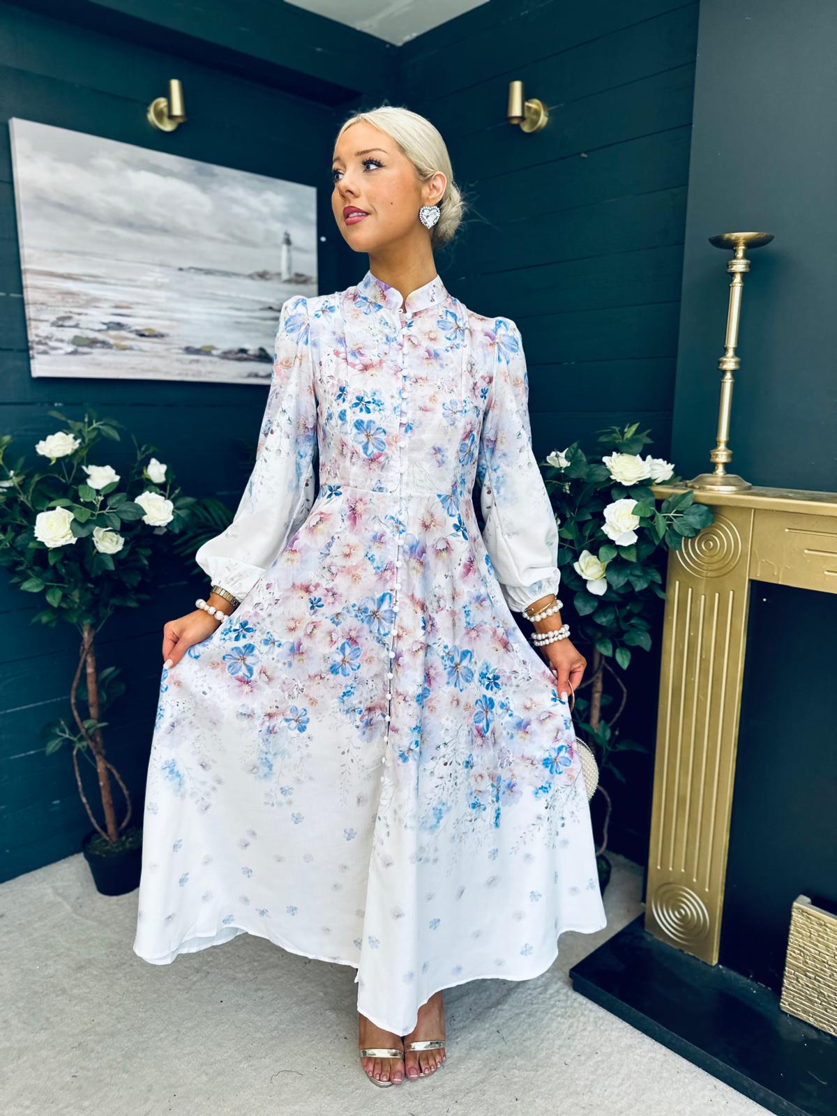 Gillian Floral Occasion Dress Multi