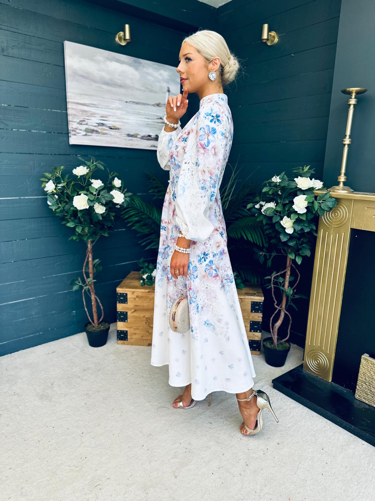 Gillian Floral Occasion Dress Multi