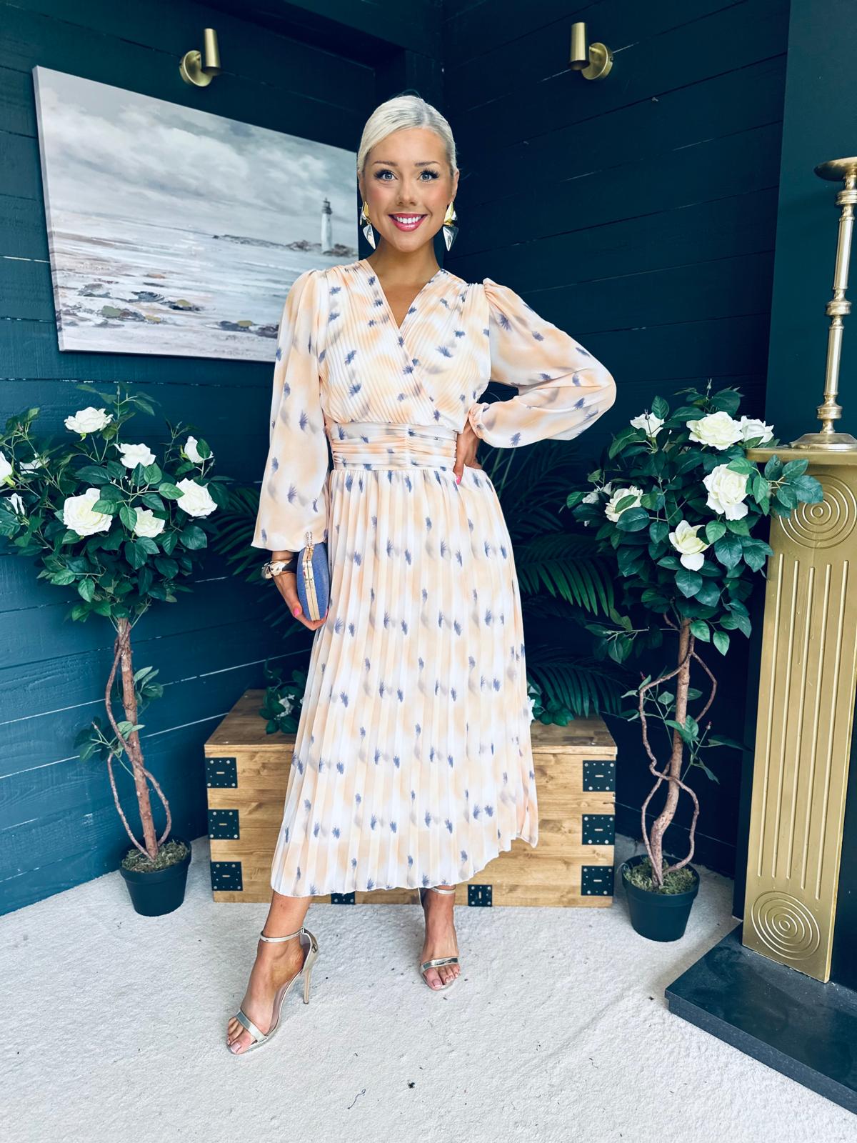 Laoise Banded Midi Dress Yellow