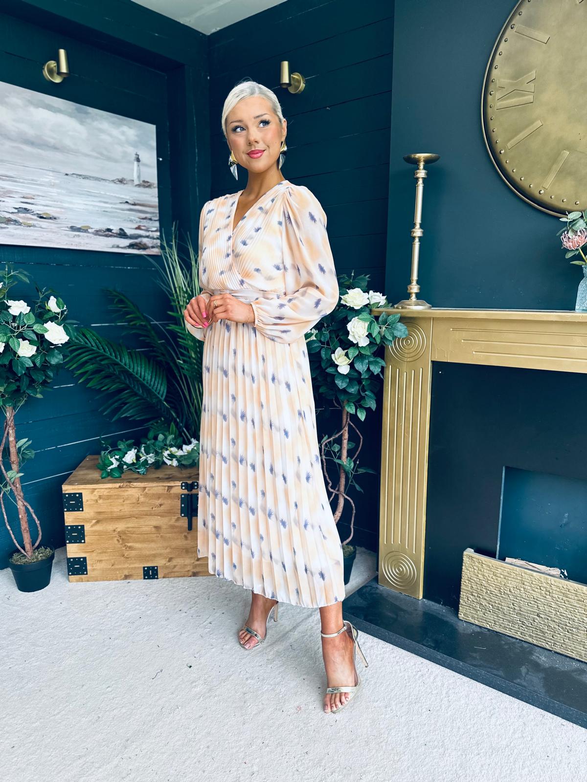 Laoise Banded Midi Dress Yellow