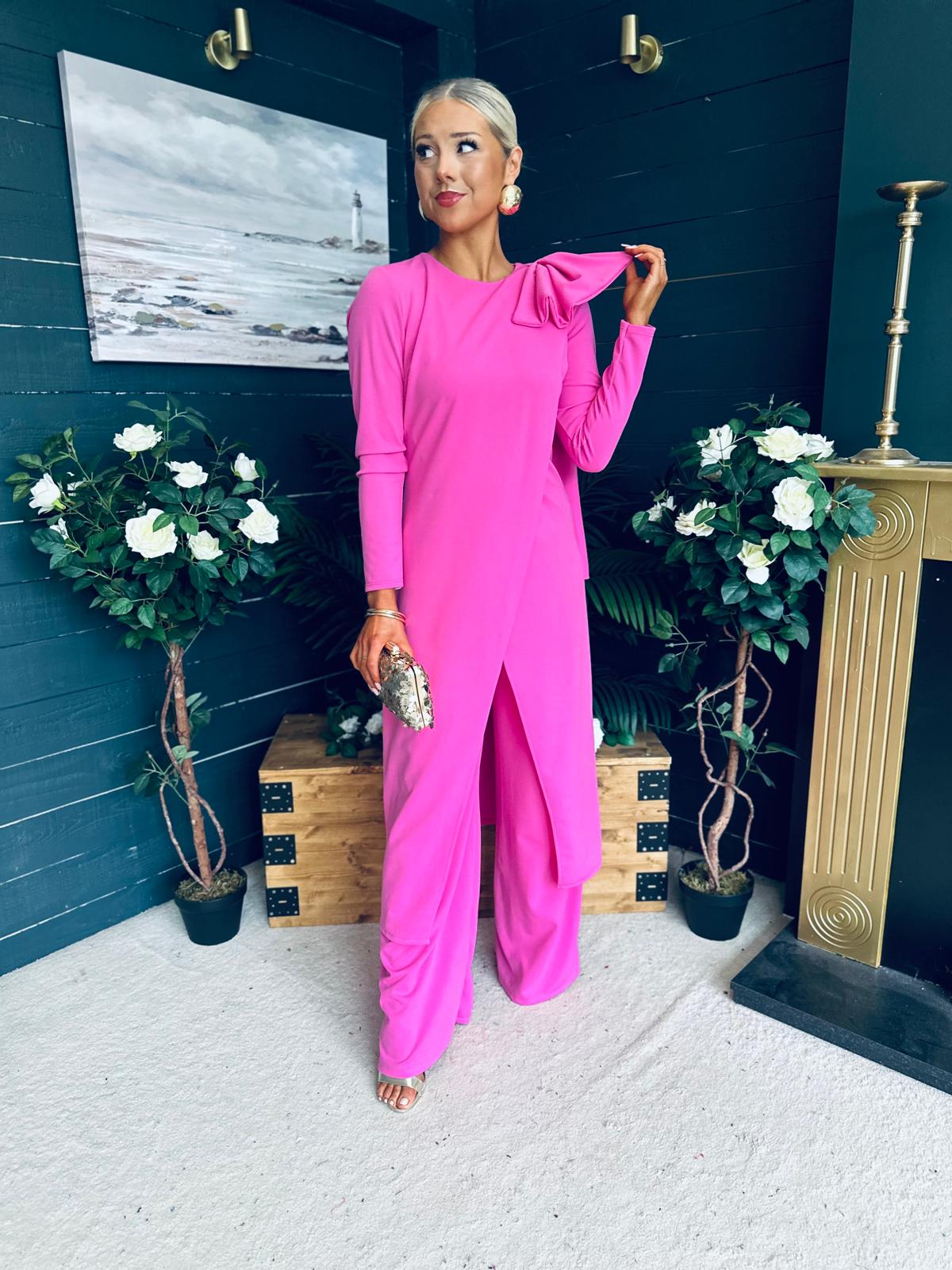Penny Top And Trouser Set Magenta