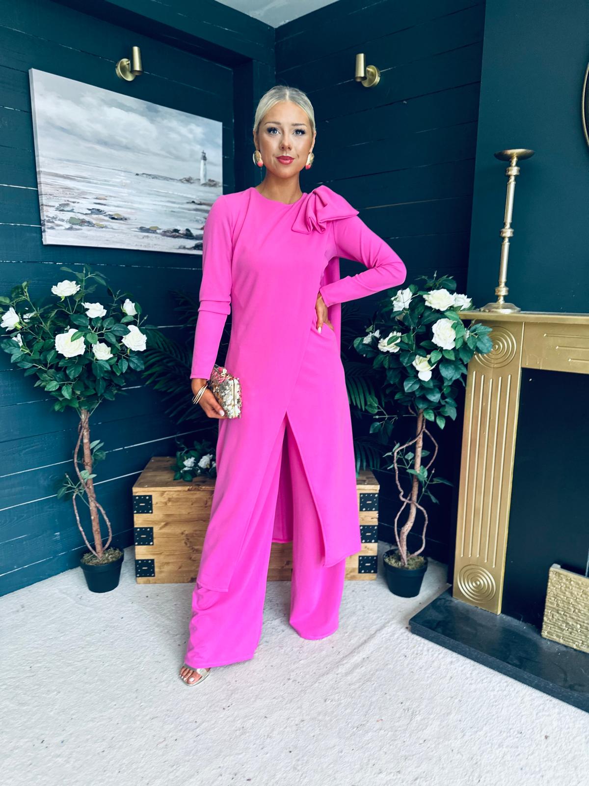 Penny Top And Trouser Set Magenta