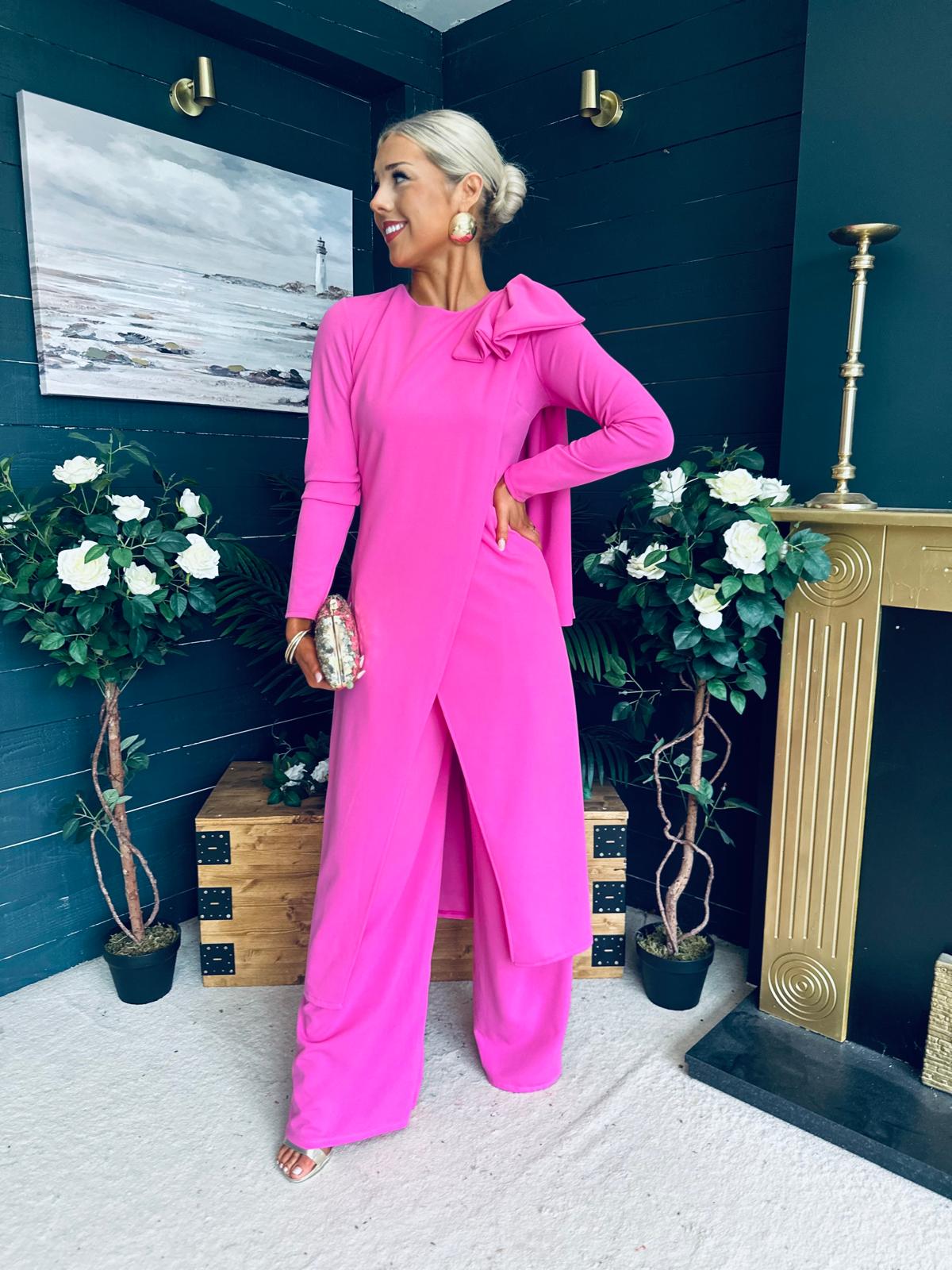 Penny Top And Trouser Set Magenta