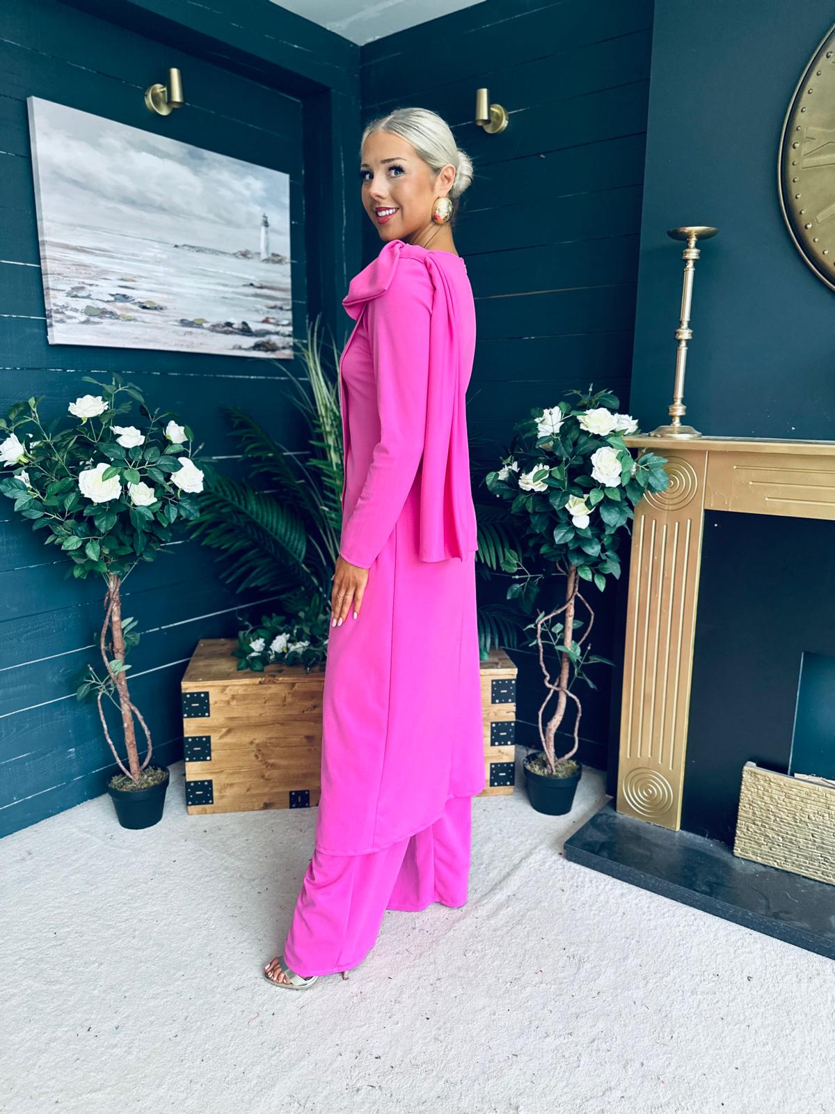 Penny Top And Trouser Set Magenta