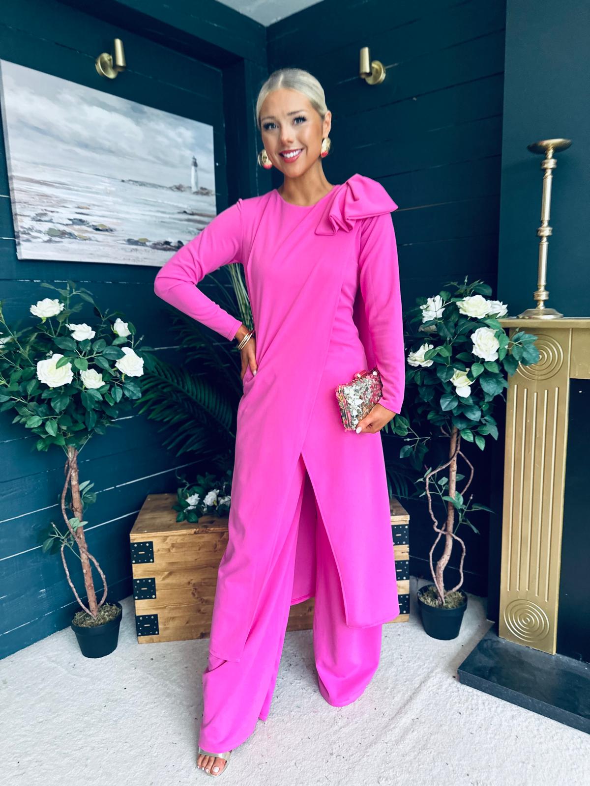 Penny Top And Trouser Set Magenta