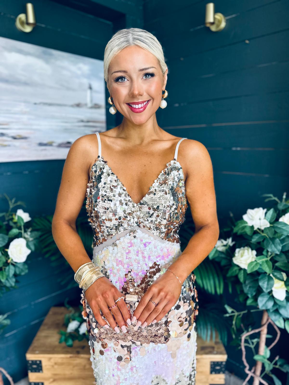 Sarah Sequin Occasion Dress Dress