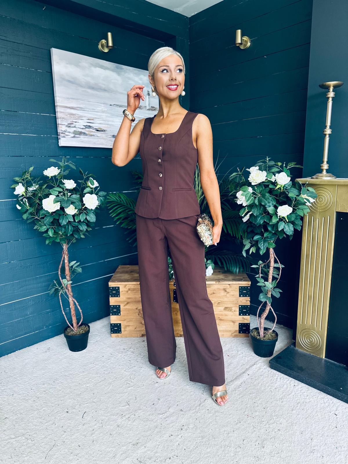 Jamie Waistcoat And Jo Trouser Set Coco