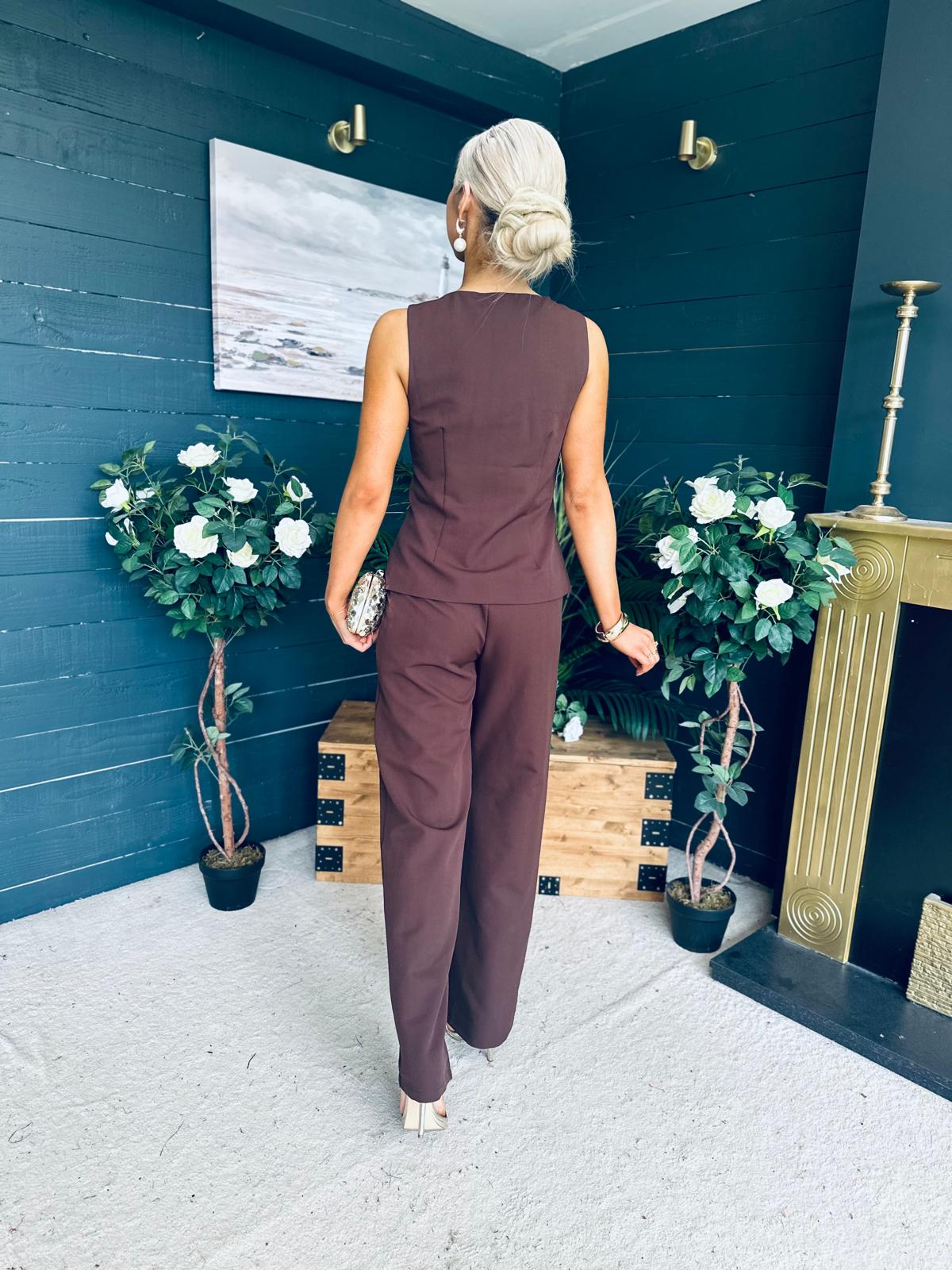 Jamie Waistcoat And Jo Trouser Set Coco