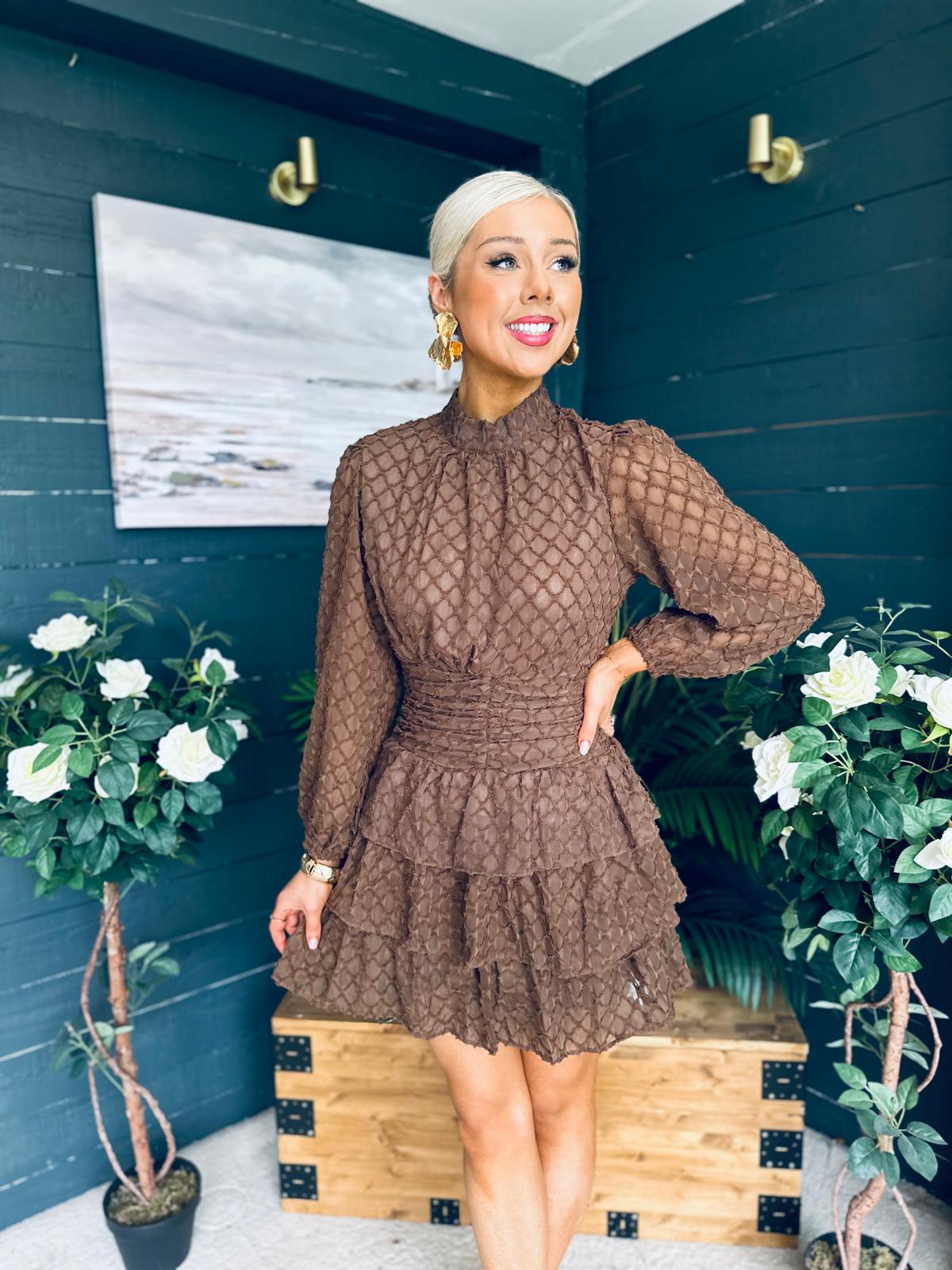 Silvia Banded Mini Dress Coco