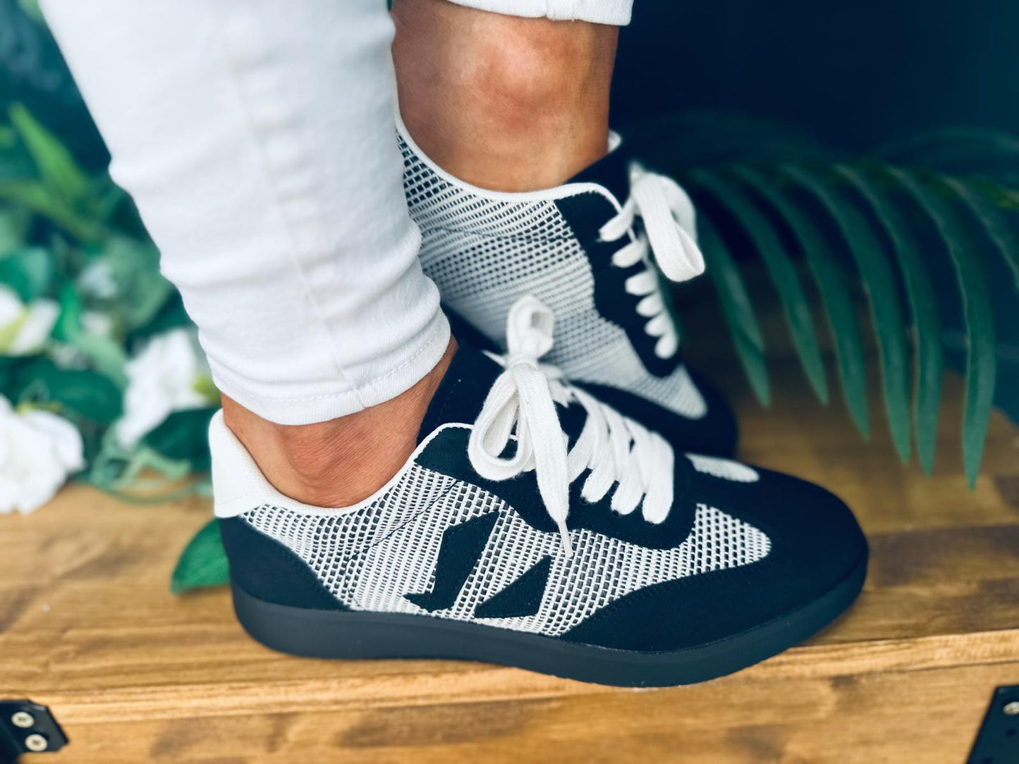 Sarah Casual Trainers Black