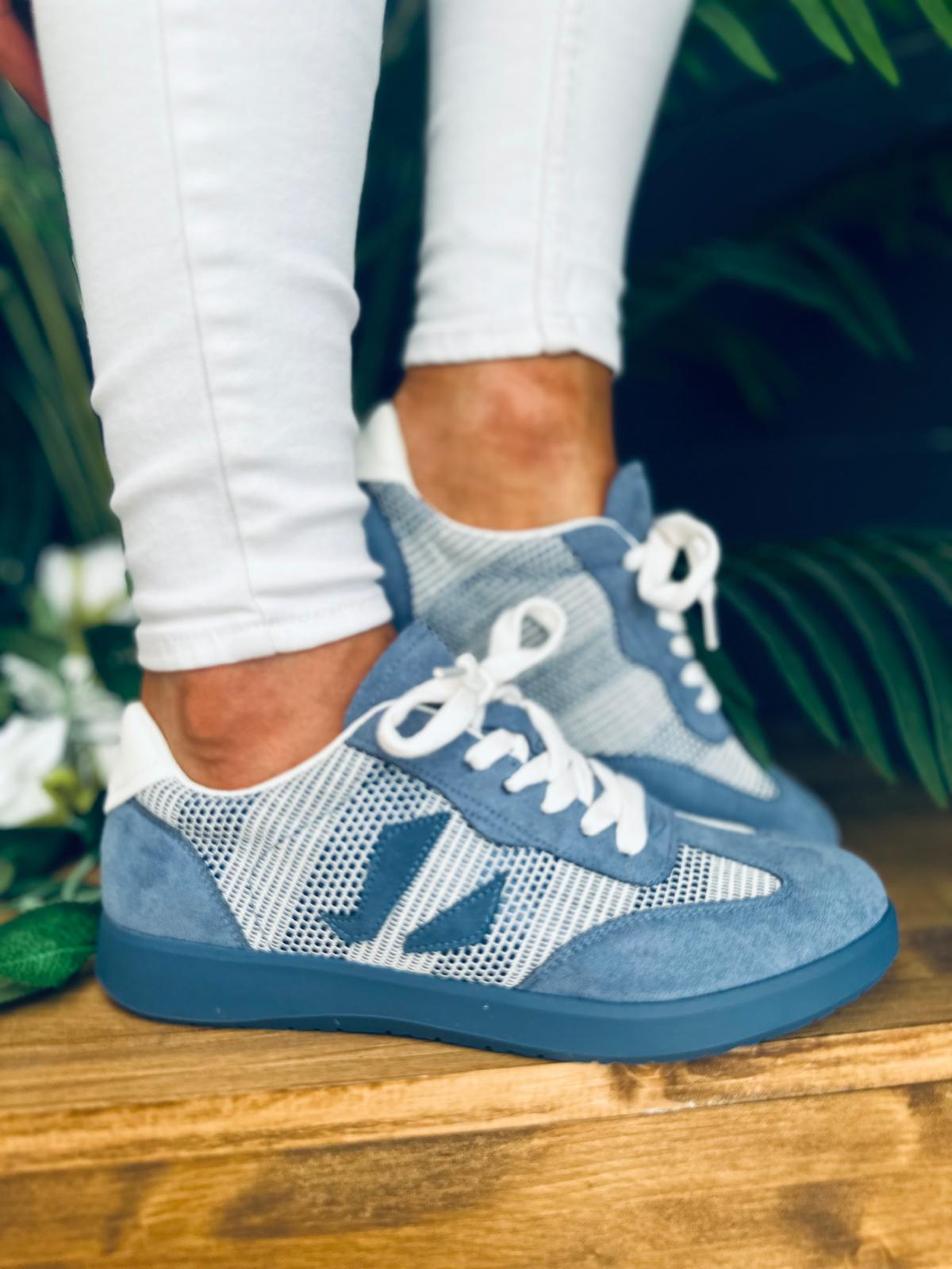 Sarah Casual Trainers Blue