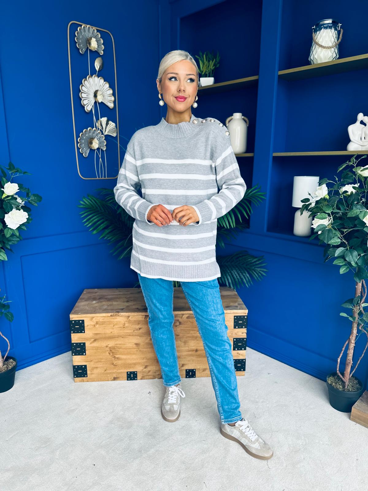 Kile Mom Fit Jeans Blue