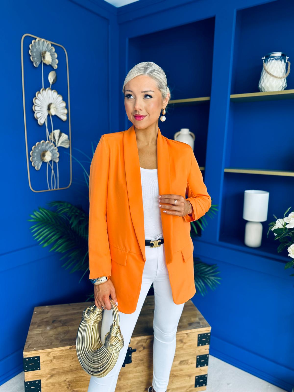 Sammy Detailed Blazer Amber