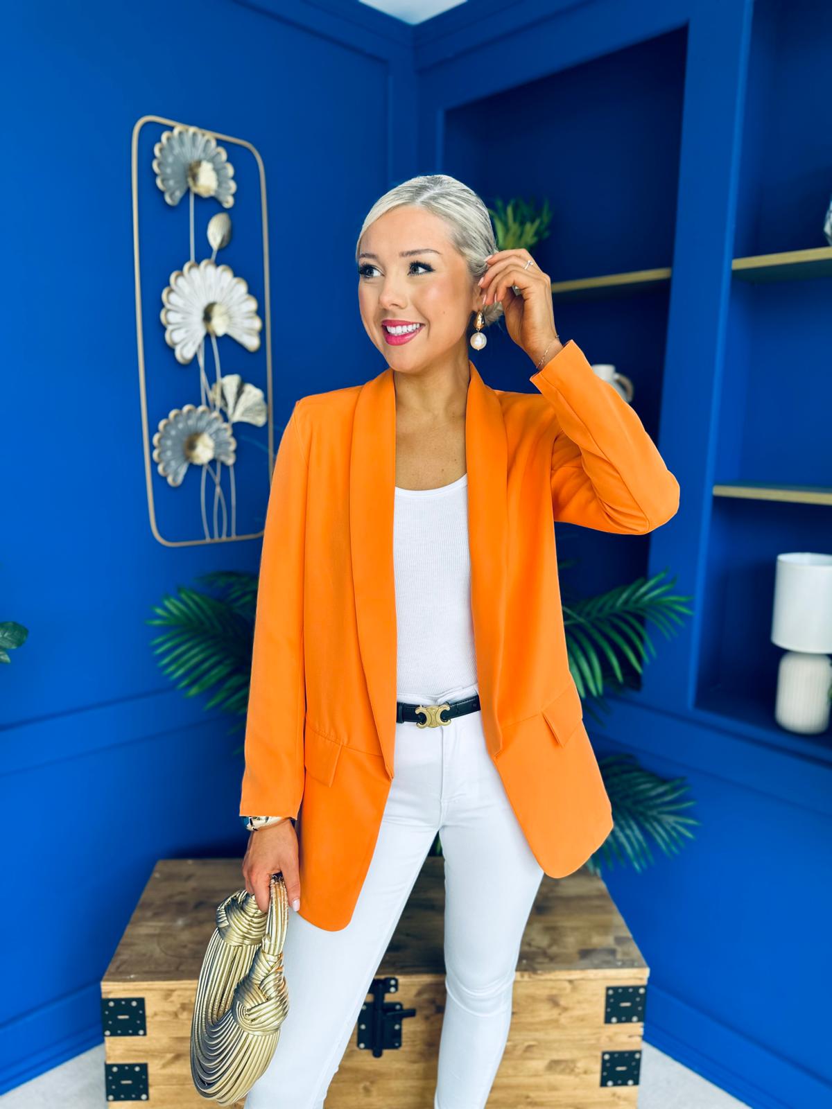Sammy Detailed Blazer Amber
