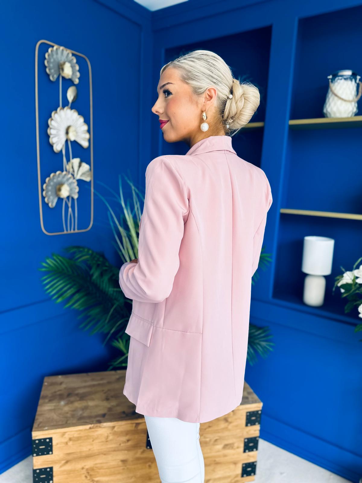 Sammy Detailed Blazer Blush
