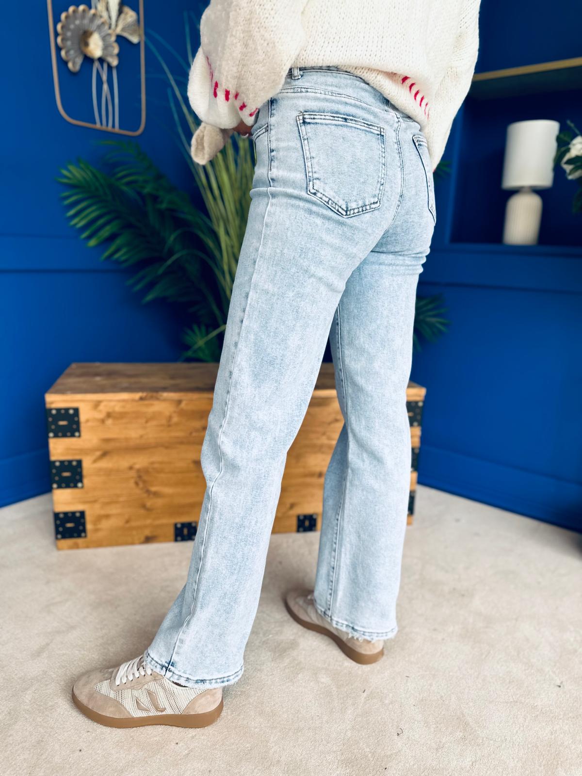 Jamie Wide Leg Jeans Blue
