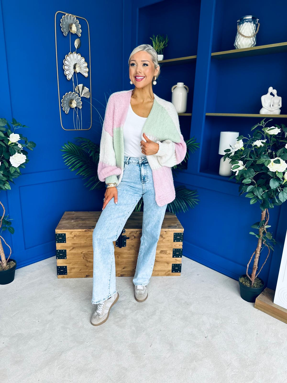 Tamara Chunky Cardi Pwr Pink Pre Order 30 Aug