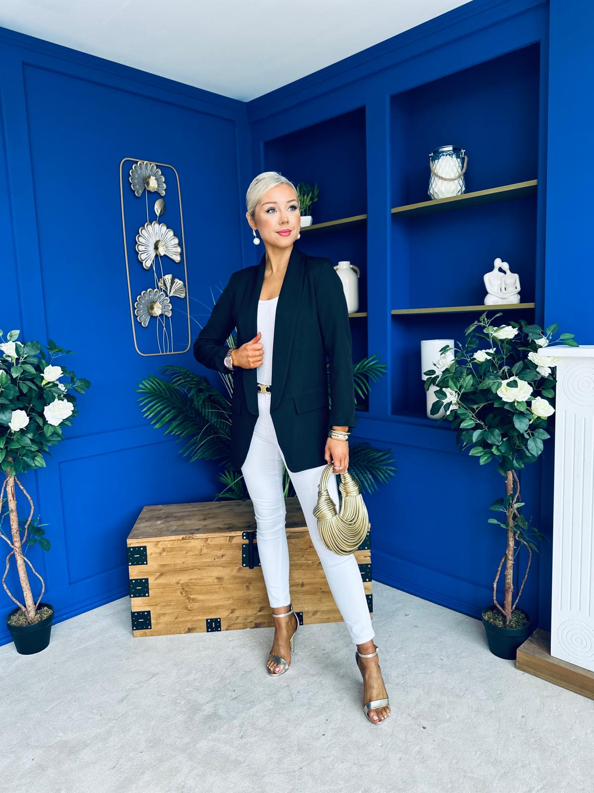 Sammy Detailed Blazer Black