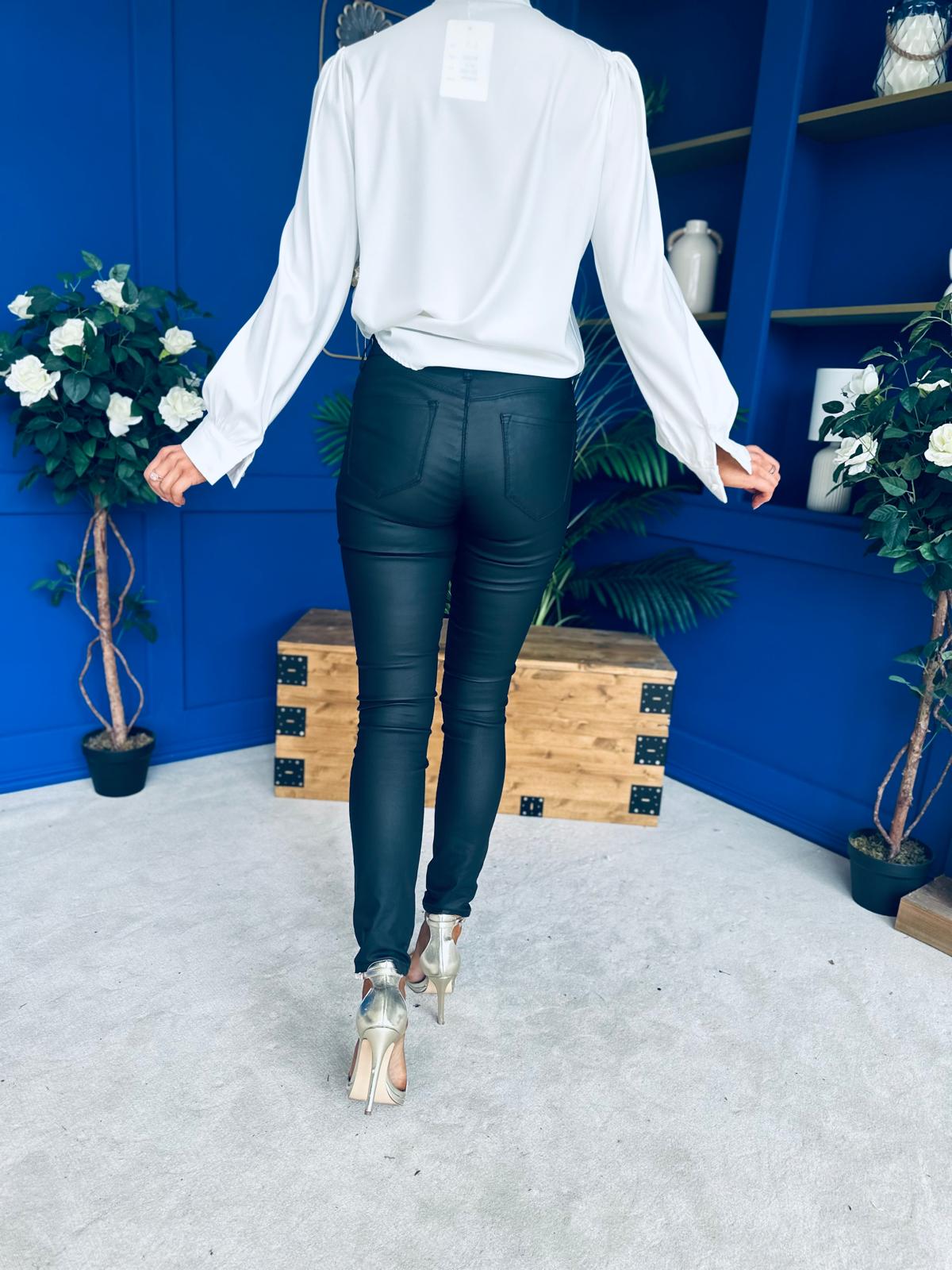 Wren Detailed Skinny Jeans Black