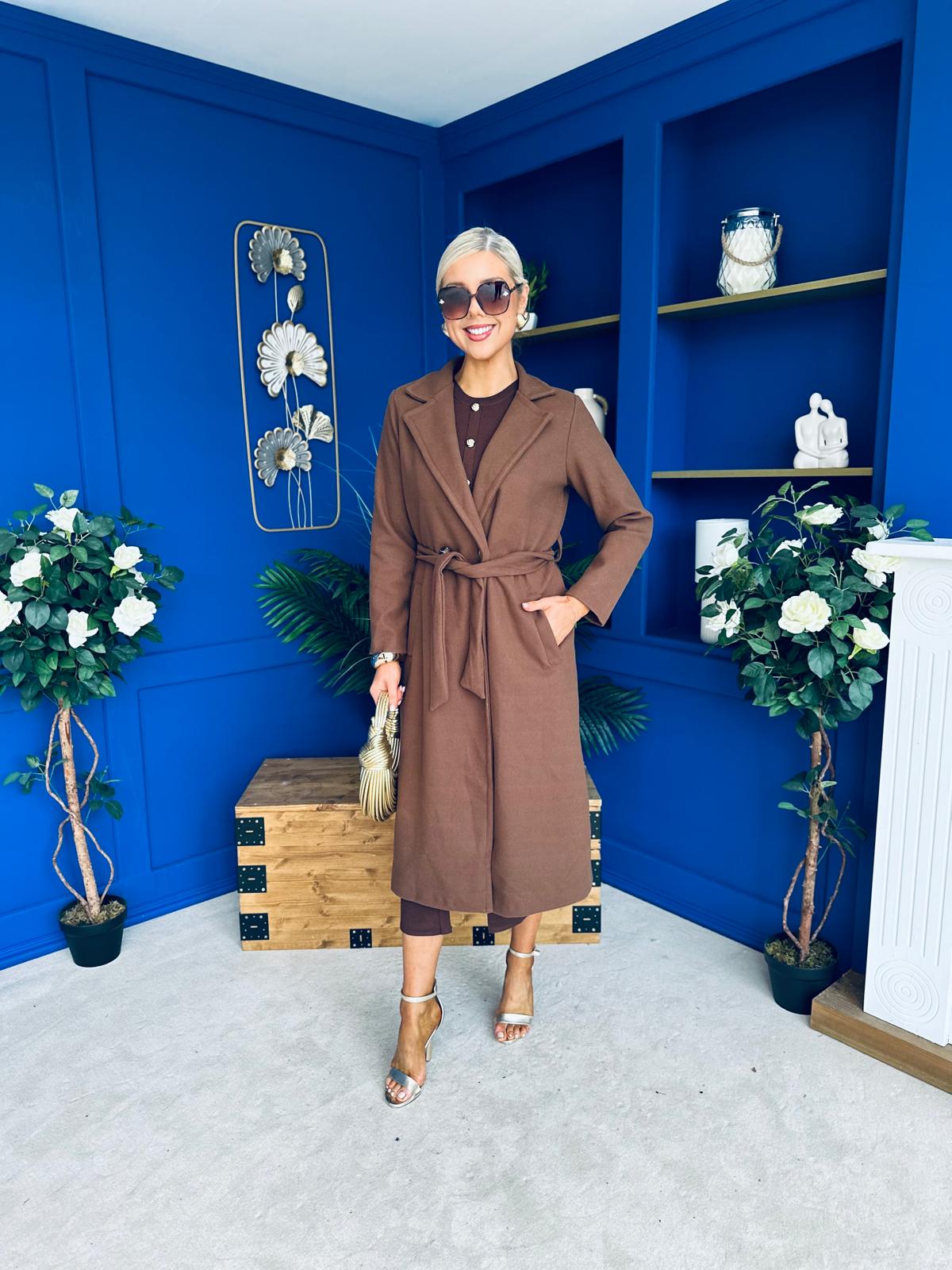 Angela Detailed Trench Coat Coco