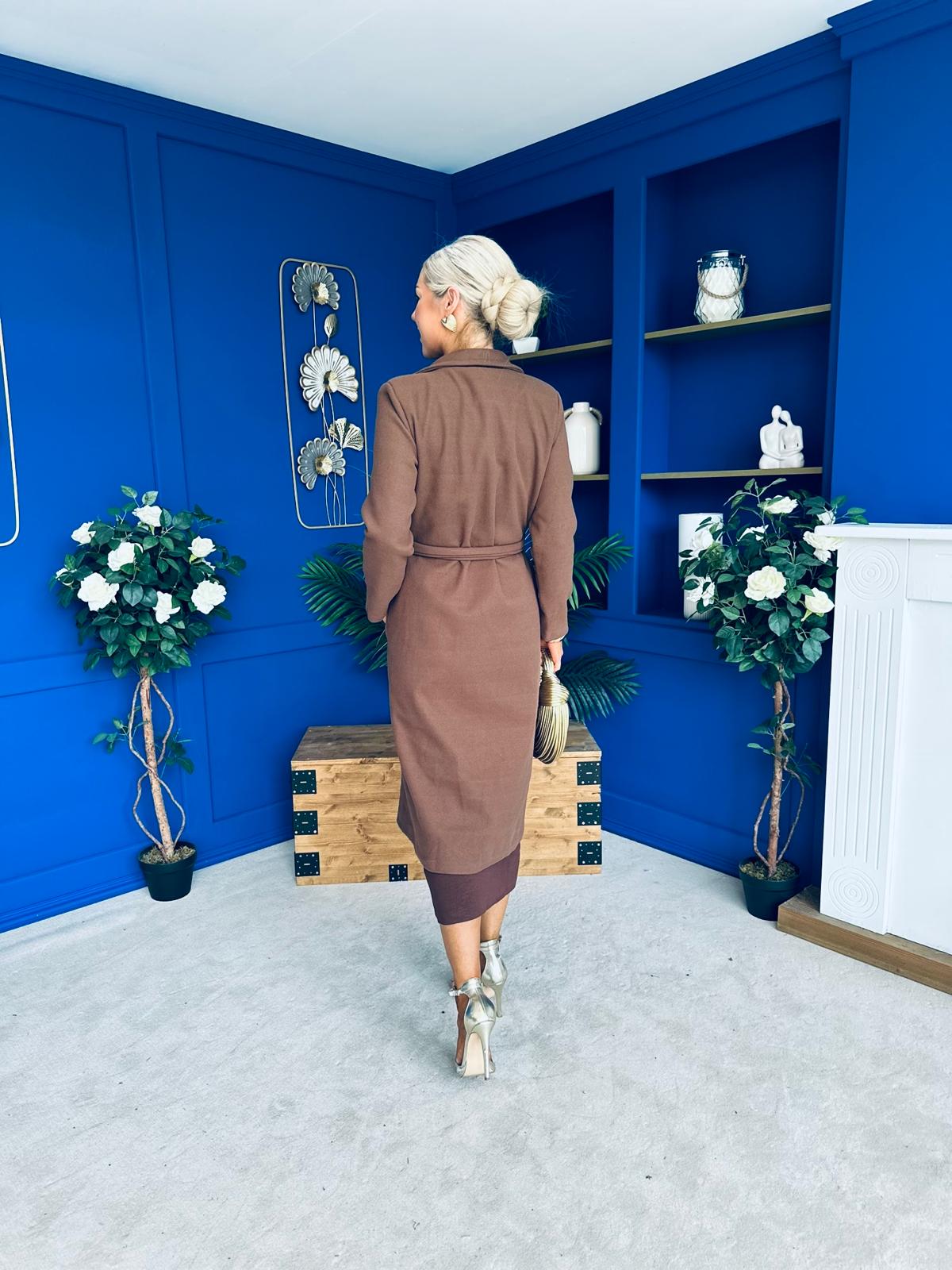Angela Detailed Trench Coat Coco